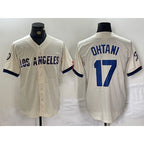 Los Angeles Dodgers #17 Shohei Ohtani Cream BUTLER 2024 City Connect Limited Stitched Jerseys