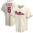 Philadelphia Phillies #5 Bryson Stott Cream BUTLER Cool Base Stitched Jersey