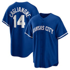 Kansas City Royals #14 Jac Caglianone Royal BUTLER Alternate Replica Jersey