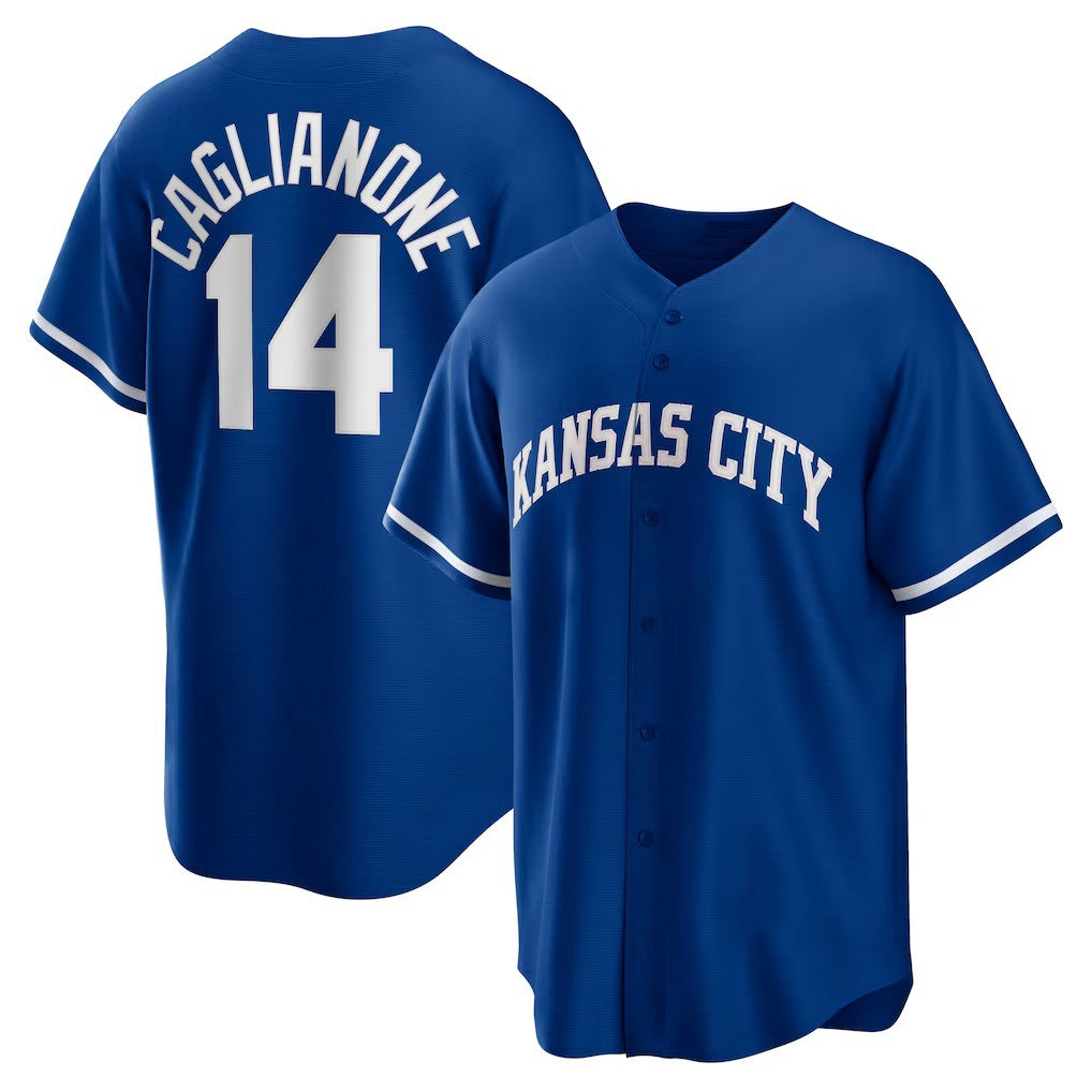 Kansas City Royals #14 Jac Caglianone Royal BUTLER Alternate Replica Jersey