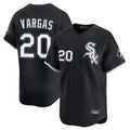 Chicago White Sox #20 Miguel Vargas Player Black BUTLER Limited Home Stitched Jerseys