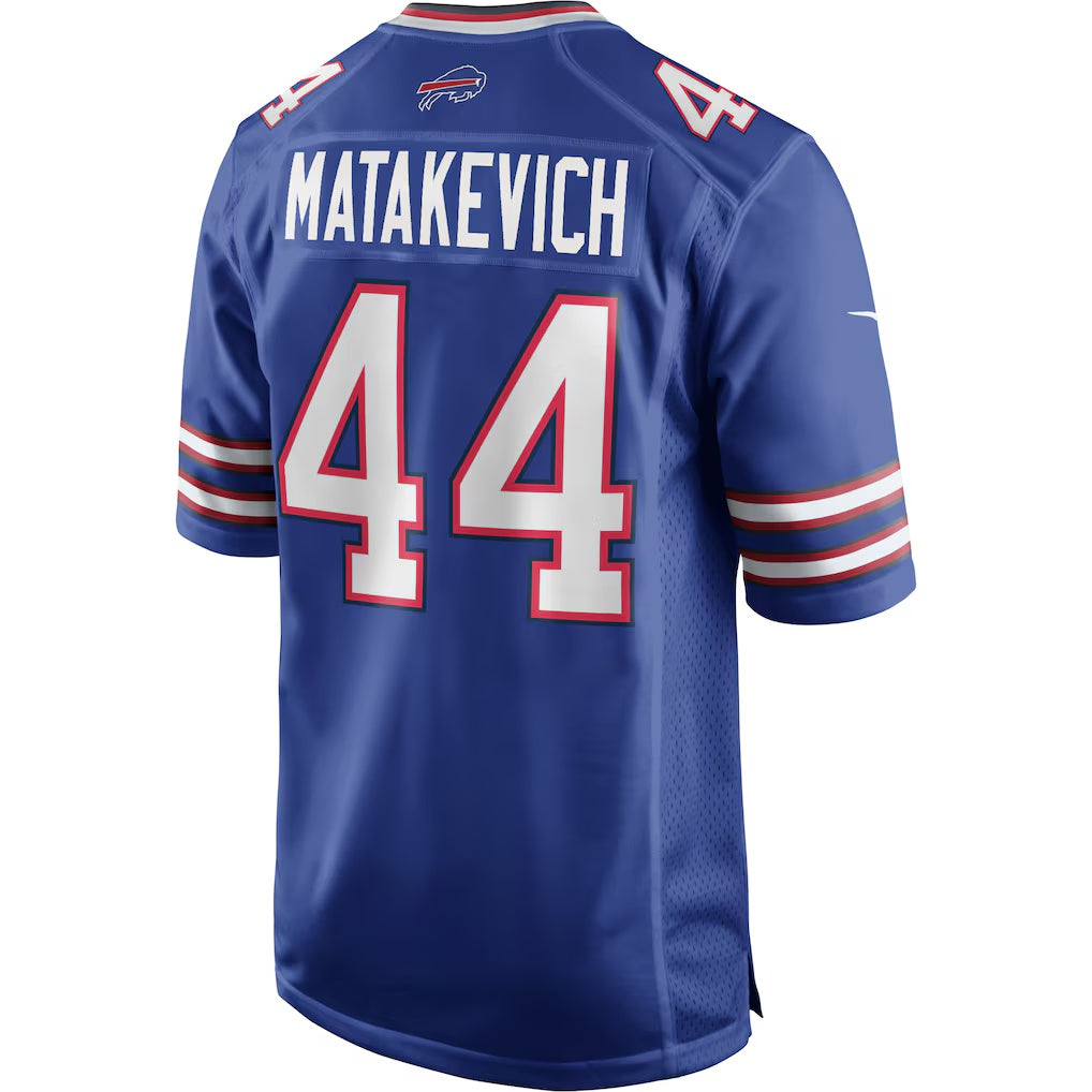 B.Bills #44 Tyler Matakevich Royal BUTLER Game Player Jersey