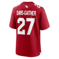 A.Cardinals #27 Akeem Davis-Gaither Cardinal BUTLER Team Game Jersey