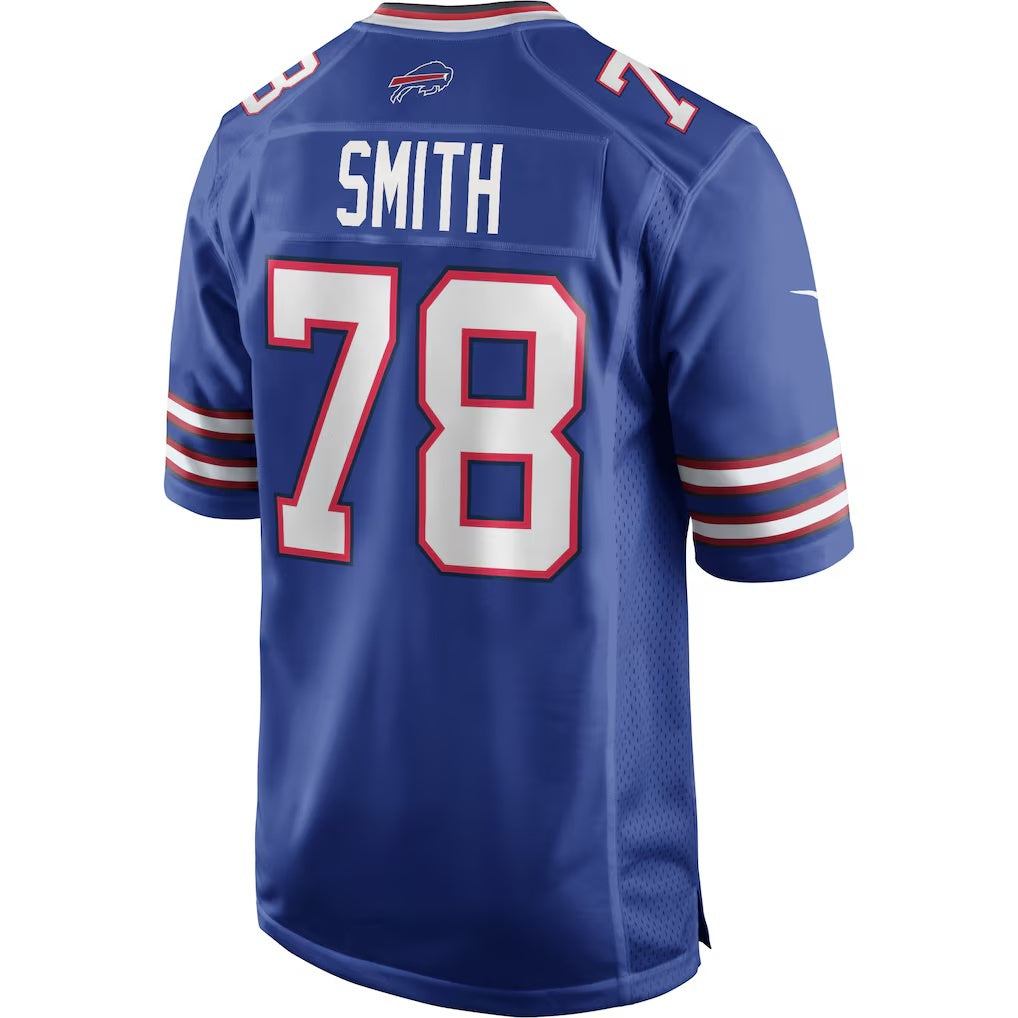 B.Bills #78 Bruce Smith Royal BUTLER Game Retired Player Jersey