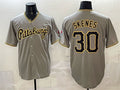Pittsburgh Pirates #30 Paul Skenes Gray BUTLER Limited Stitched Jersey