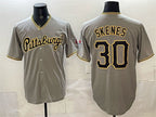 Pittsburgh Pirates #30 Paul Skenes Gray BUTLER Limited Stitched Jersey