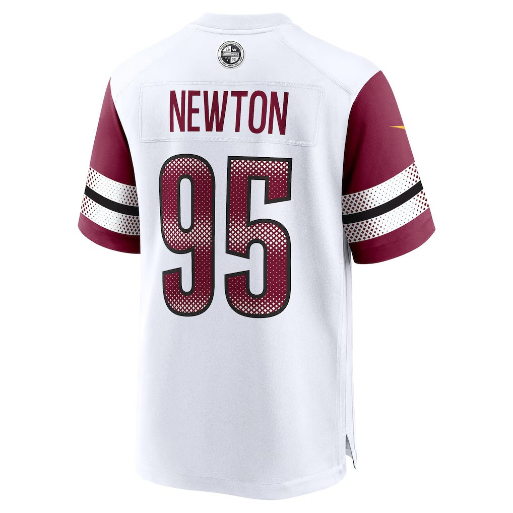 W.Commanders #95 Jer'Zhan Newton White BUTLER Game Jersey