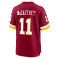 W.Commanders #11 Luke McCaffrey Burgundy BUTLER Game Jersey