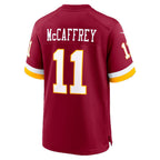 W.Commanders #11 Luke McCaffrey Burgundy BUTLER Game Jersey