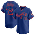 New York Mets #12 Francisco Lindor Royal BUTLER Alternate Limited Player Jersey