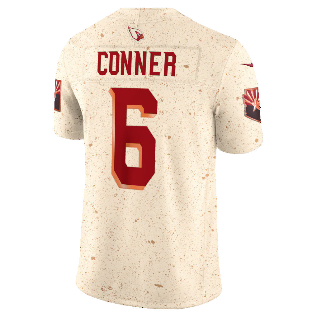 A.Cardinals #6 James Conner Natural BUTLER 2025 Rivalries Collection Limited Jersey
