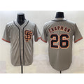 San Francisco Giants #26 Matt Chapman Gray BUTLER Cool Base Stitched Jersey