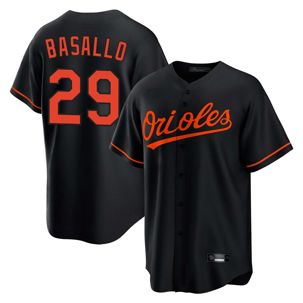 Baltimore Orioles #29 Samuel Basallo Player Black BUTLER Home Game Stitched Jerseys
