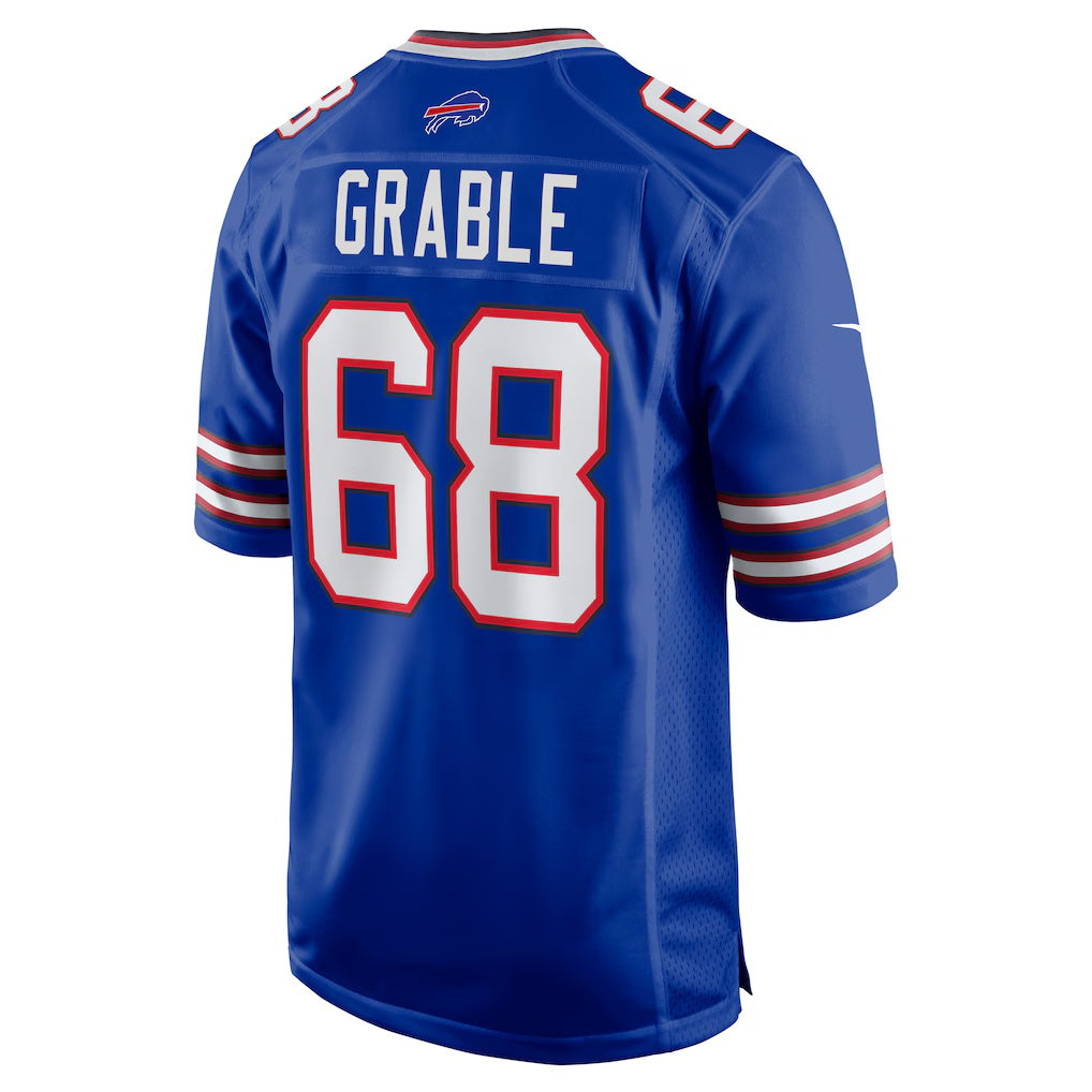 B.Bills #68 Tylan Grable Royal BUTLER Game Jersey