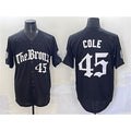 New York Yankees #45 Gerrit Cole Black BUTLER 'Gothic Legacy Edition' Vapor Premier Limited Stitched Jersey