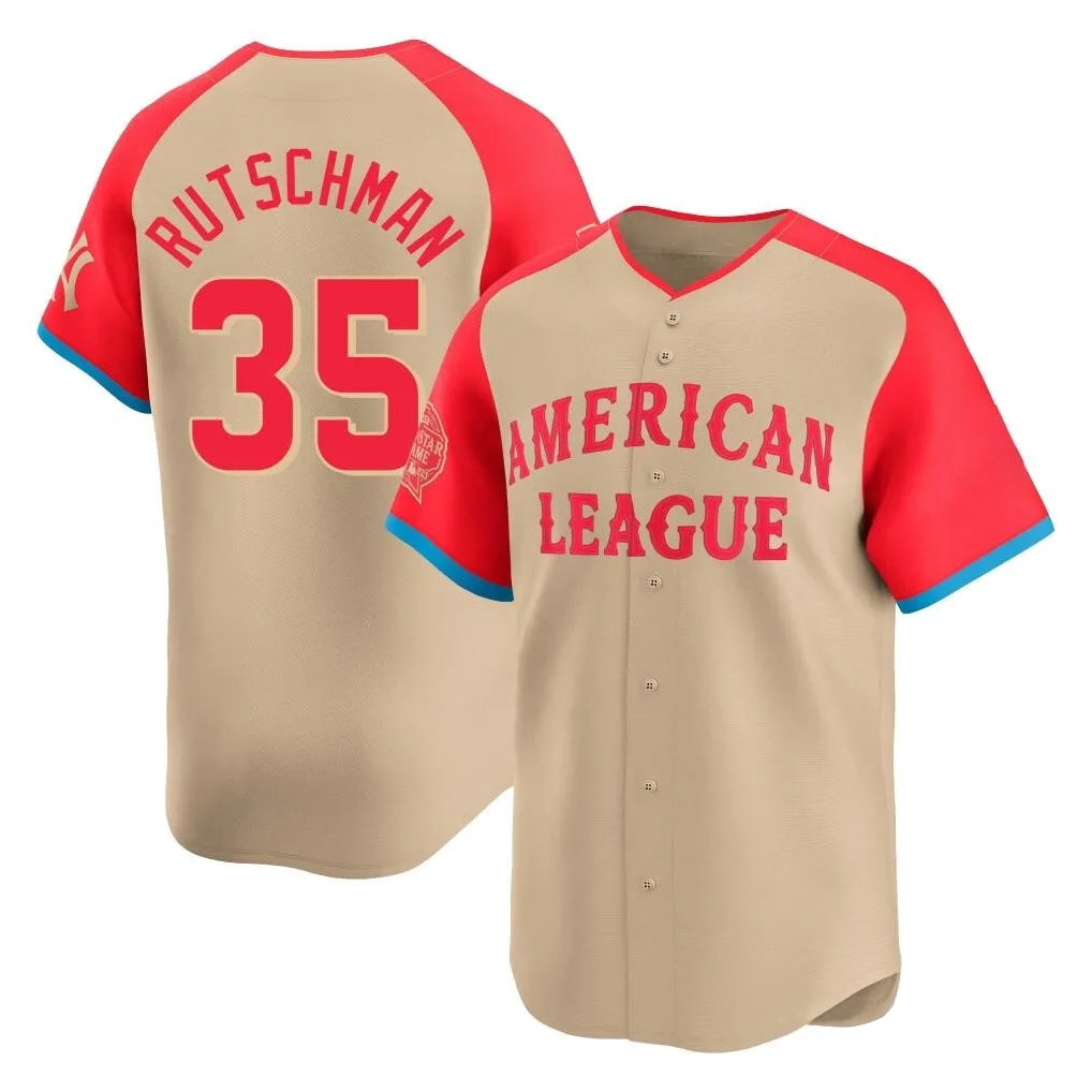 Baltimore Orioles #35 Adley Rutschman Player Cream BUTLER American League All-Star Limited Home Game Stitched Jerseys