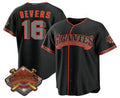 San Francisco Giants #16 Rafael Devers Black BUTLER 2026 Alternate Stadium Stitched Jersey