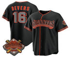 San Francisco Giants #16 Rafael Devers Black BUTLER 2026 Alternate Stadium Stitched Jersey