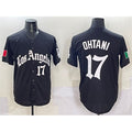 Los Angeles Dodgers #17 Shohei Ohtani Black BUTLER Mexico 2025 LA Gothic Style With Fernando Patch Vapor Premier Limited Stitched Jersey