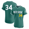 Boston Red Sox #34 David Ortiz Player Green BUTLER City Connect Limited Elite Home Game Stitched Jerseys1