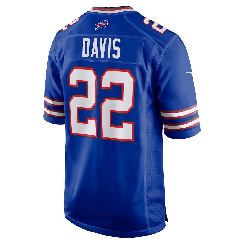 B.Bills #22 Ray Davis Royal BUTLER Game Jersey