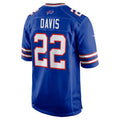 B.Bills #22 Ray Davis Royal BUTLER Game Jersey