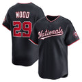 Washington Nationals #29 James Wood Navy BUTLER Alternate Limited Player Jersey