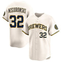 Milwaukee Brewers #32 Jacob Misiorowski Cream BUTLER 2025 Limited Stitched Jersey