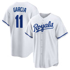 Kansas City Royals #11 Maikel Garcia White BUTLER Home Replica Jersey