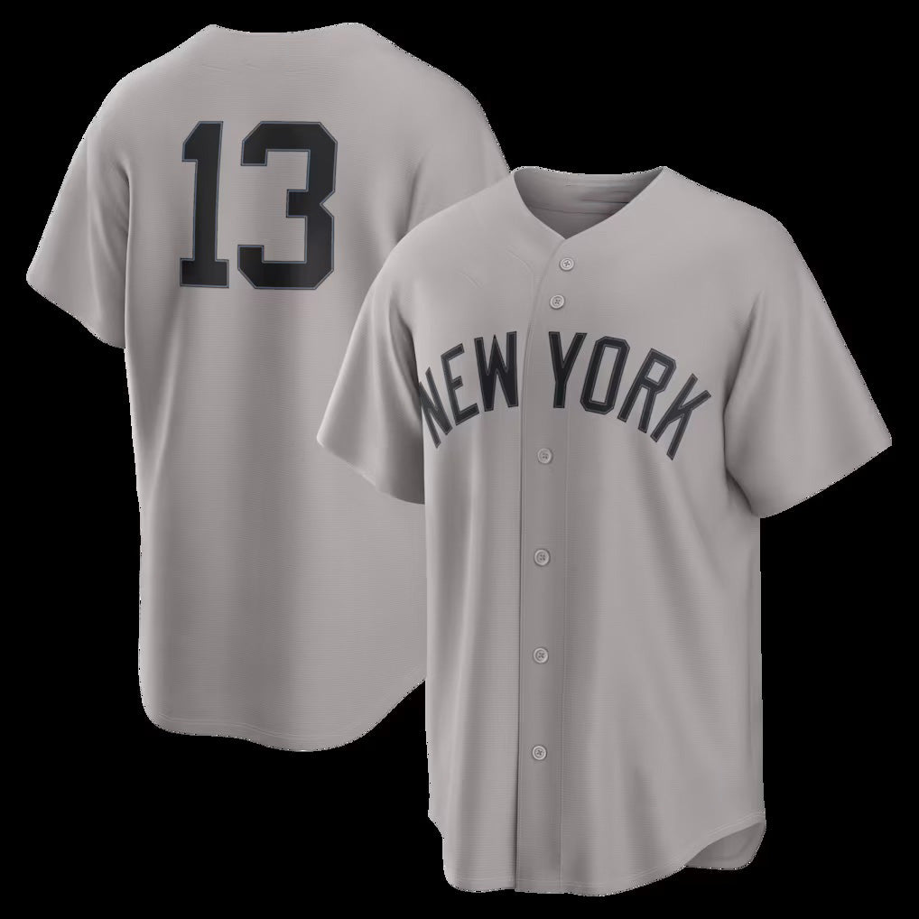 New York Yankees #13 Jazz Chisholm Jr. Gray BUTLER Road Replica Jersey 2