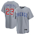Chicago Cubs #23 Ryne Sandberg Player Gray BUTLER Home Game Stitched Jerseys