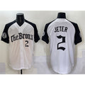 New York Yankees #2 Derek Jeter White Black BUTLER 'Gothic Legacy Edition' Vapor Premier Limited Stitched Jersey