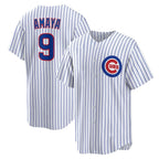 Chicago Cubs #9 Miguel Amaya White BUTLER Home Replica Jersey