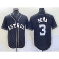 Houston Astros #3 Jeremy Pena Black BUTLER Cool Base Stitched Jersey