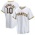 Pittsburgh Pirates #10 Bryan Reynolds White BUTLER Replica Player Jersey