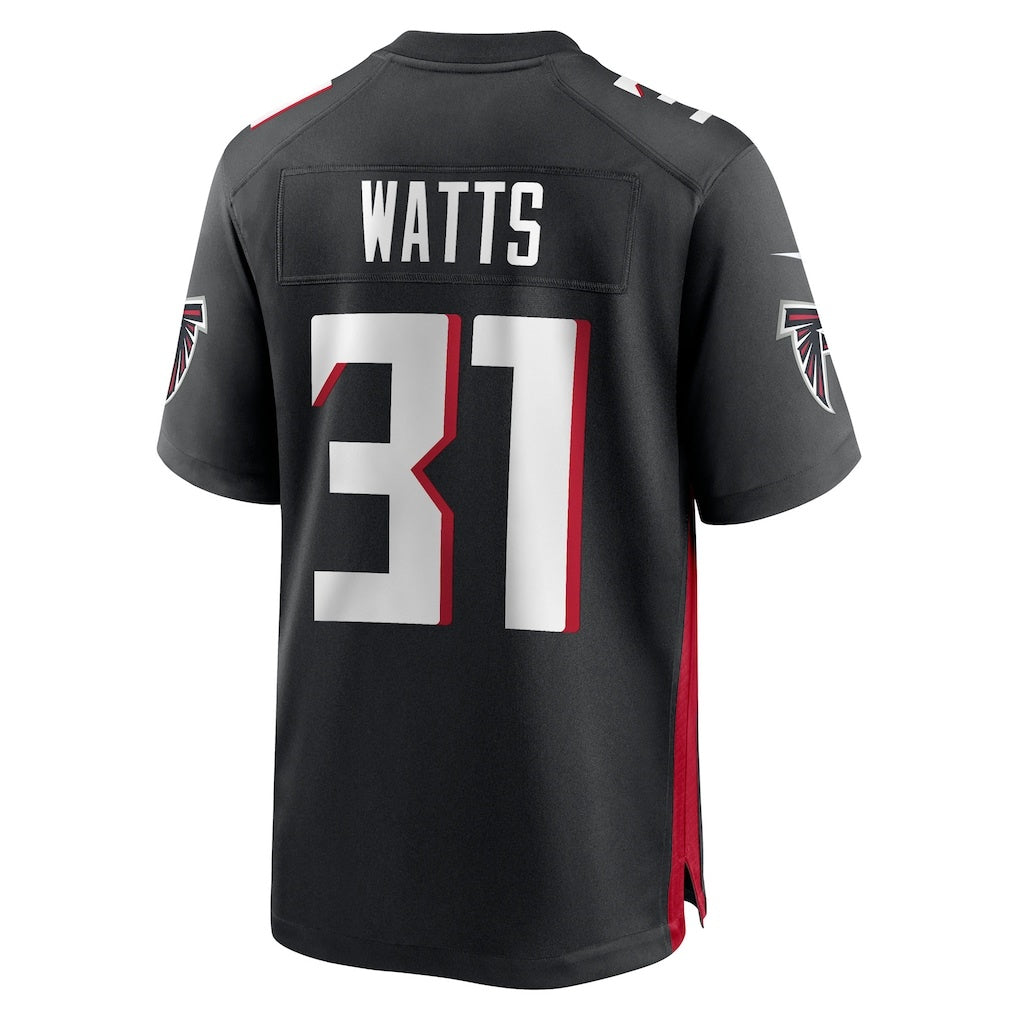 A.Falcons #31 Xavier Watts Black BUTLER Team Game Jersey
