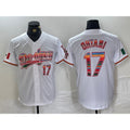 Los Angeles Dodgers #17 Shohei Ohtani White BUTLER Mexico Cool Base Stitched Jersey