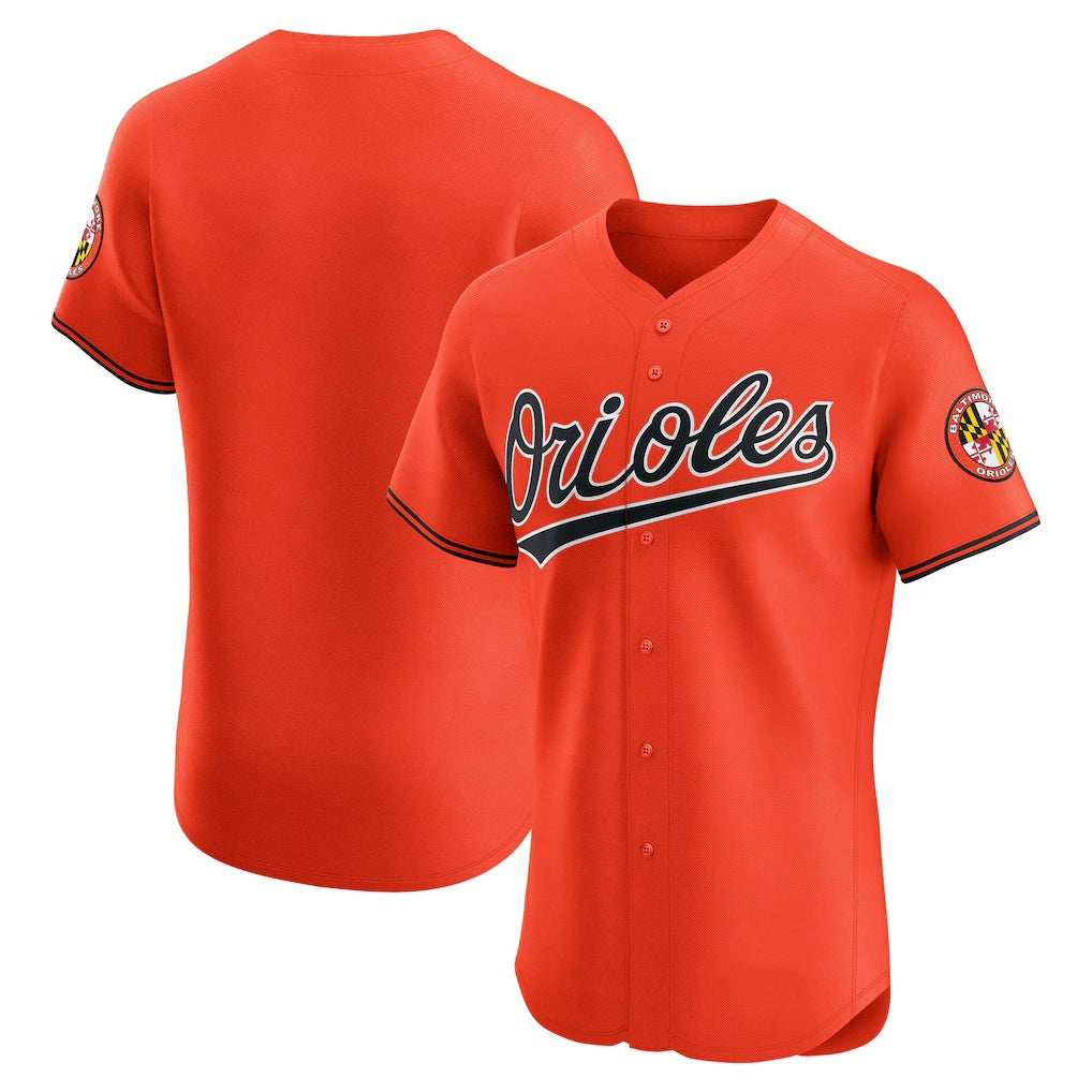 Baltimore Orioles Orange BUTLER Alternate 2 Elite Jersey