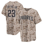 San Diego Padres #23 Fernando Tatis Jr. Camo BUTLER USMC Alternate Replica Player Jersey