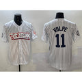 New York Yankees #11 Anthony Volpe White BUTLER Bronx Graffiti Vapor Limited Stitched Jersey