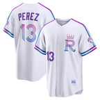 Kansas City Royals #13 Salvador Perez White BUTLER 2026 City Connect Stadium Jersey