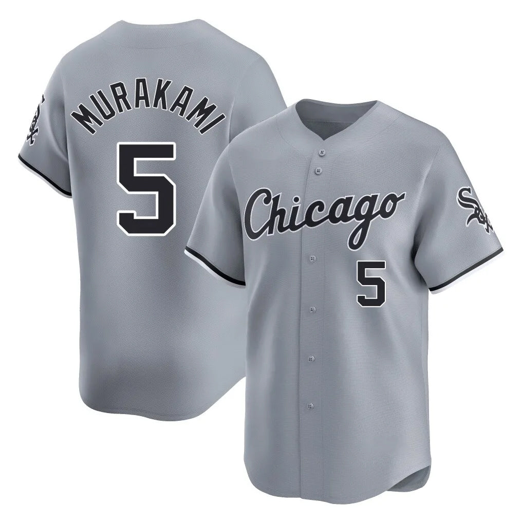 Chicago White Sox #5 Munetaka Murakami Player Gray BUTLER Road Limited Home Stitched Jerseys
