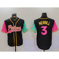 San Diego Padres #3 Jackson Merrill Black BUTLER NEW 2023 City Connect Cool Base Stitched Jersey