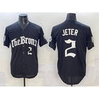 New York Yankees #2 Derek Jeter Black BUTLER 'Gothic Legacy Edition' Vapor Premier Limited Stitched Jersey