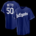 Los Angeles Dodgers #50 Mookie Betts Royal BUTLER Alternate Replica Jersey