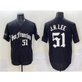 San Francisco Giants #51 Jung Hoo Lee Black BUTLER 'Gothic Fog Edition' Vapor Premier Limited Stitched Jersey