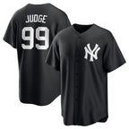 New York Yankees #99 Aaron Judge Black BUTLER Lights Out Limited Stitched Jersey