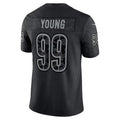 W.Commanders #99 Chase Young Black BUTLER RFLCTV Limited Jersey