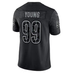 W.Commanders #99 Chase Young Black BUTLER RFLCTV Limited Jersey