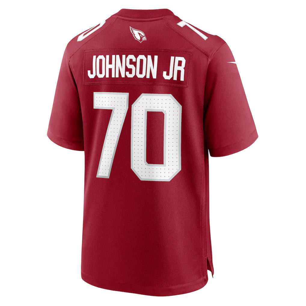 A.Cardinals #70 Paris Johnson Jr. Cardinal BUTLER Game Jersey